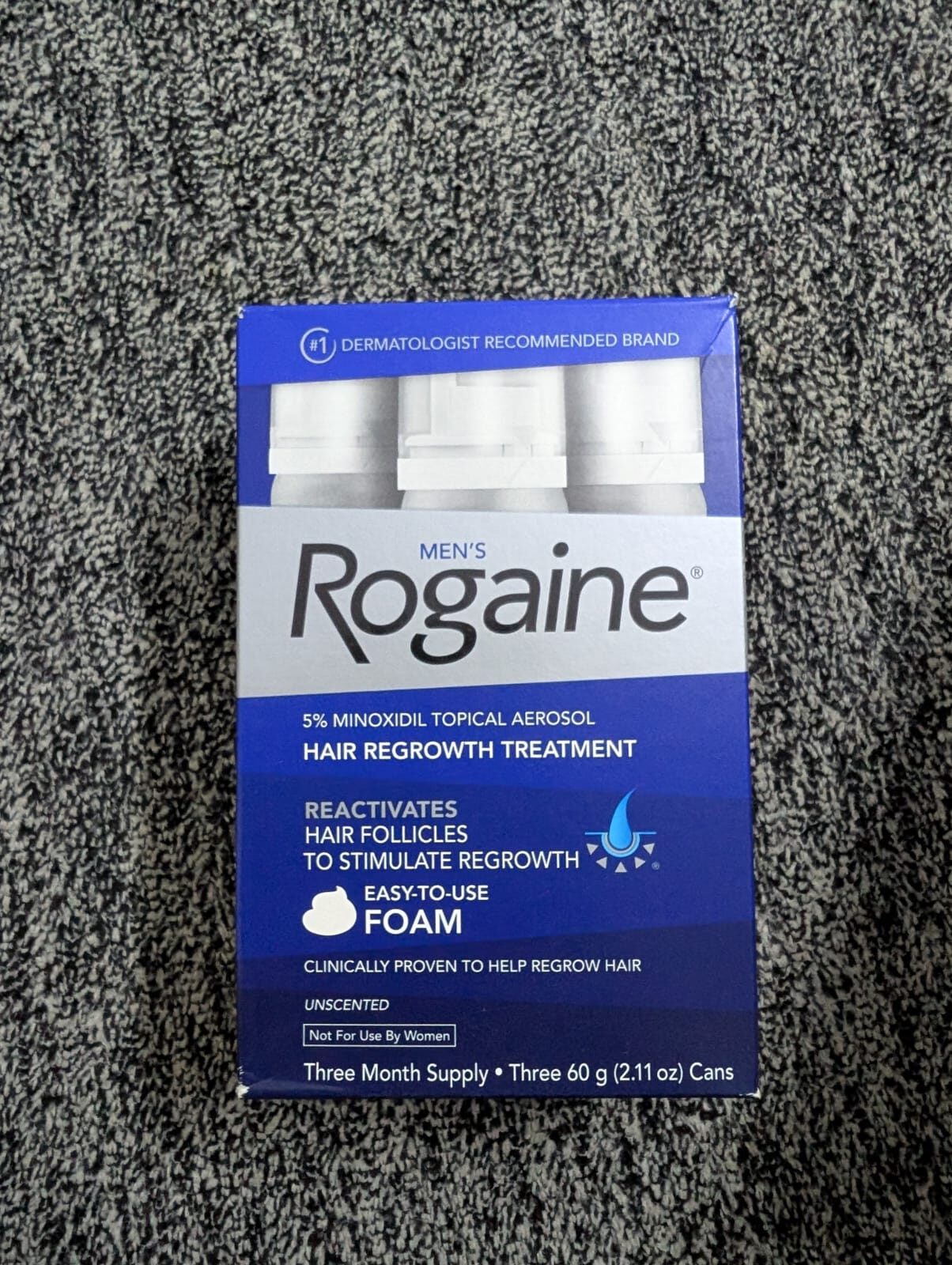 Rogaine Minoxidil Foam – 3-Month Supply for Hair Regrowth in Pakistan