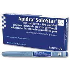 Apidra SoloStar Pen 100IU/ml Inject 1 'S