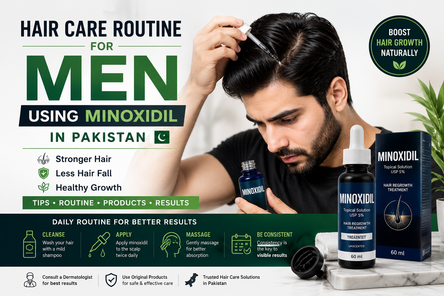 hair-care-routine-men-using-minoxidil-pakistan